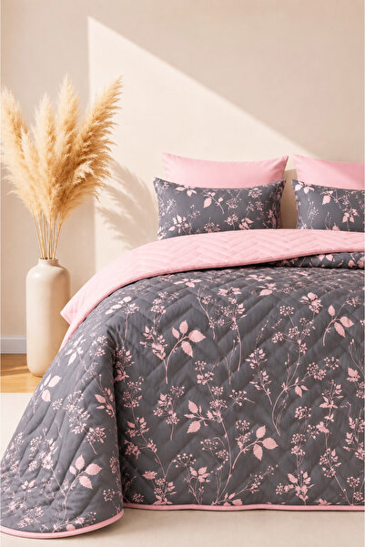 Always Double Quilted Patterned Pique Bedspread Set - 200X230Cm - with 2 Pill...