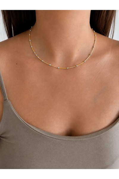 LEROSY CO. Special Series Double Color Twist Detailed Necklace