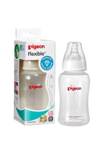 Pigeon زجاجة رضاعة بلاستيكية سعة 150 مل