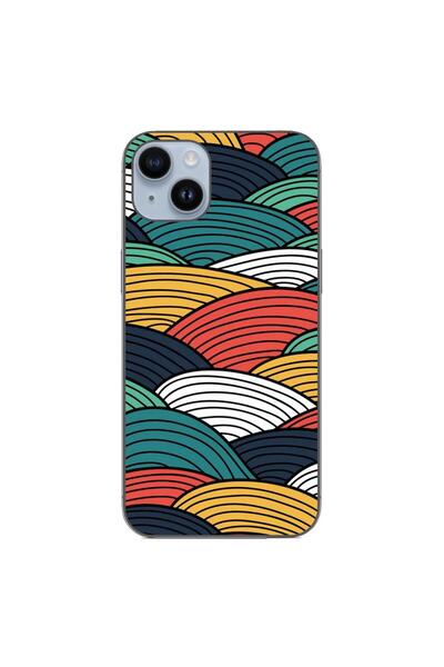 OEM Husa compatibila cu Apple iPhone 14 Plus Silicon Gel Tpu Model Abstract S...