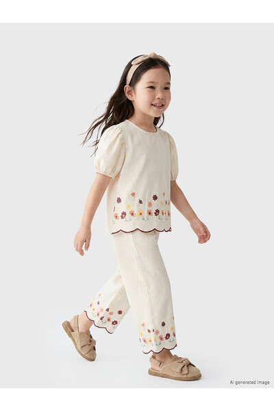 LC Waikiki Vizyon New Season Floral Printed Girls' Set