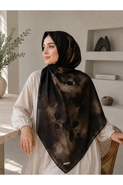 Wise&Go Store Brown Patterned Cotton Soft Shawl