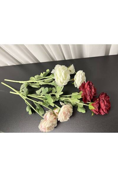 OEM Flori Artificiale Bujori 3 Flori Roz