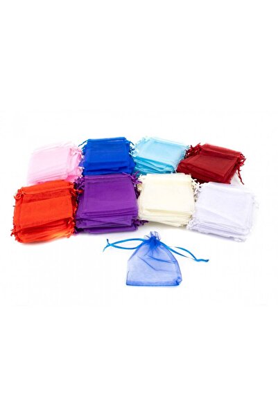 OEM Saculeti Organza Patrati 9cm X 12cm 100/Set Verde Inchis