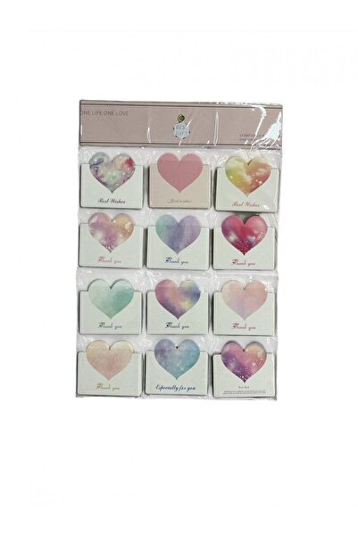 OEM Mini greeting cards Heart 72/ Top Bottom Set 05