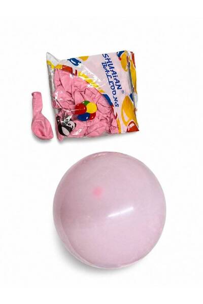 OEM Balloons 100/ Top Bottom Set 12" Macarons PINK