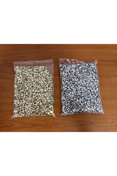 OEM Plastic Half Pearl Beads 0.8cm/500g Gold