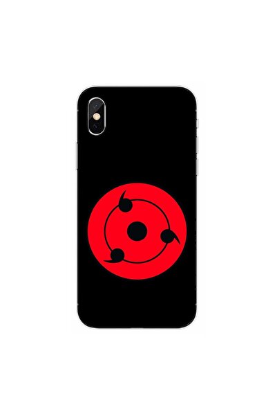 OEM Θήκη συμβατή με Apple iPhone XS Max από σιλικόνη gel TPU με σχέδιο Sharingan