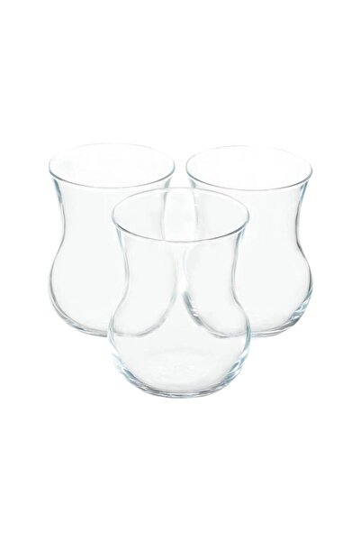Paşabahçe Samovar Type Large Volume Tea Cup Set of 3