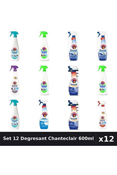 Chanteclair Set 12 Degresant Universal 600ml - Anti-Miros, Extra Puternic, Ex...