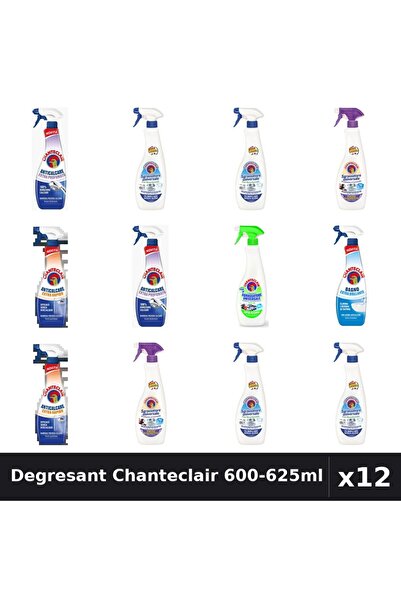 Chanteclair Set 12 Degresant Universal 600-625ml - 6 Arome, Bicarbonat, Lavan...