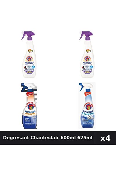 Chanteclair Set 4 Degresant Universal 600ml, 625ml - Lavanda, Mosc, Anticalcar