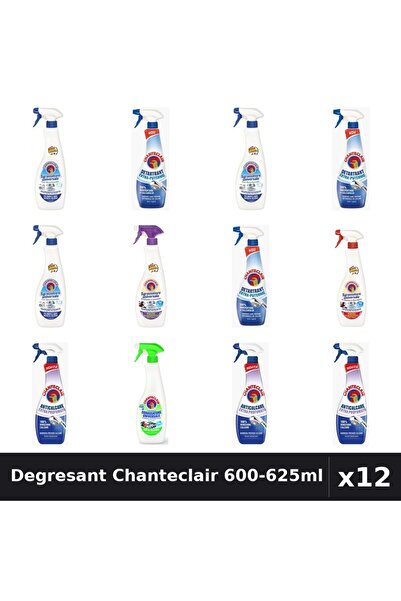 Chanteclair Set 12 Degresant Universal 600-625ml - 6 Arome, Bicarbonat, Lavanda