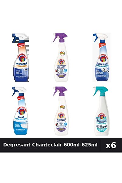 Chanteclair Set 6 Degresant Universal 600ml-625ml - Lavanda, Mosc, Anti-Miros...