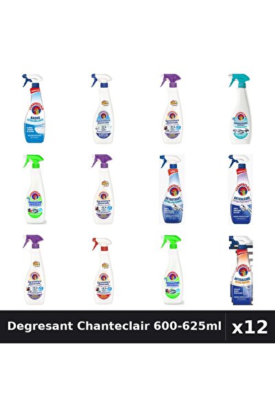 Chanteclair Set 12 Degresant Universal 600-625ml - 9 Arome Asortate, Curateni...