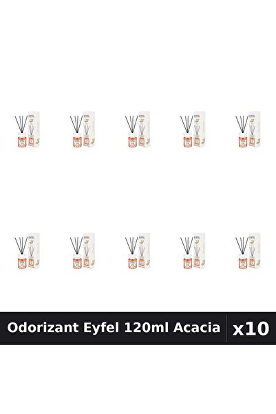 Eyfel Set 10 Odorizant Camera Betisoare Acacia 120ml - Parfum Intens