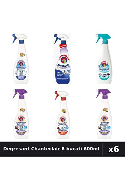 Chanteclair Set 6 Degresant Universal 600-625ml - Bicarbonat, Lavanda, Marsil...