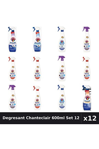 Chanteclair Set 12 Degresant Universal 600-625ml - Bicarbonat, Lavanda, Marsi...