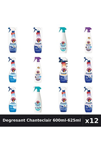 Chanteclair Set 12 Degresant Universal 600ml-625ml - Anti-Miros, Lavanda, Ext...