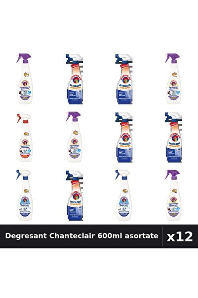 Chanteclair Set 12 Degresant Universal 600-625ml - 5 Arome Asortate, Curateni...