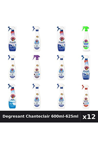 Chanteclair Set 12 Degresant Universal 600ml-625ml - 7 Arome, Bicarbonat, Lam...