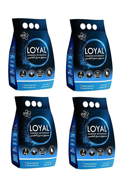 Loyal Powder Detergent 3 KG 4 Pieces Per Carton