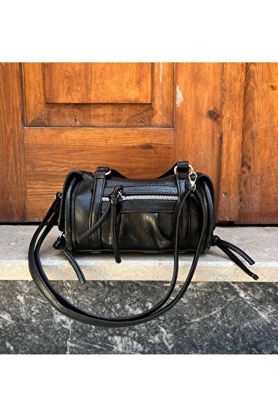 SÜNELA Lace-Up Style Bag, First Quality Leather
