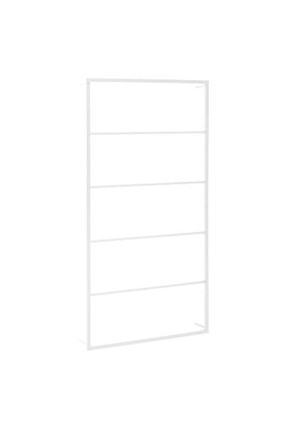 vidaxl Suport prosoape alb 60 x 10 x 116 cm Oțel