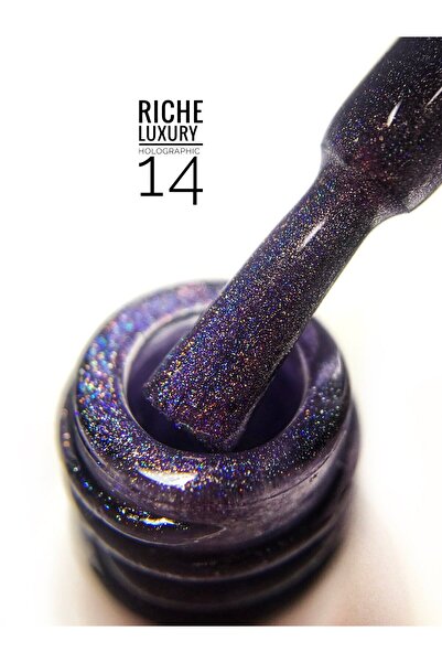 OEM Ojă semipermanentă, 10 ml, RICHE Luxury Holographic Nr. 14