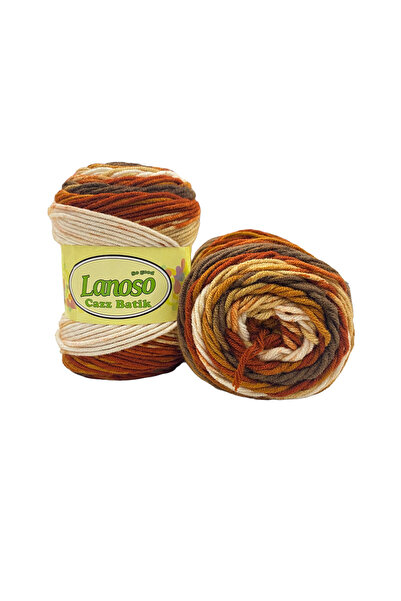 Lanoso 5 komada Cazz batik (719) 100% akrilna pređa za ručno pletenje sa samo...