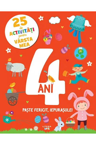 Litera 25 activities for my age. 4 years old. Happy Easter, bunny!
