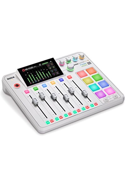 Generic Brand Rodecaster Pro II Podcast Mikser (Beyaz)