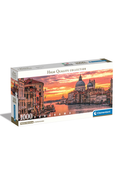 CLEMENTONI Παζλ Panorama High Quality Collection Το Μεγάλο Κανάλι Βενετία 100...