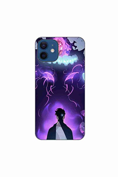 OEM Husa compatibila cu Apple iPhone 12 Silicon Gel Tpu Model Solo Leveling D...