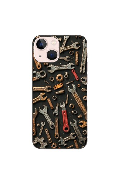 OEM Husa compatibila cu Apple iPhone 13 Mini Silicon Gel Tpu Model Mechanic T...