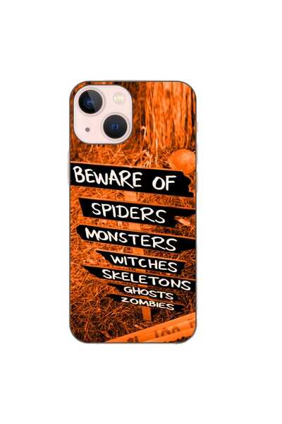 OEM Husa compatibila cu Apple iPhone 13 Mini Silicon Gel Tpu Model Halloween ...