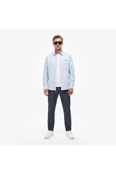 Lacoste Erkek Slim Fit Mavi Chino Pantolon