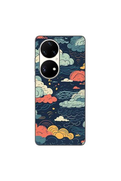 OEM Θήκη συμβατή με Huawei P50 Pro από σιλικόνη gel TPU, μοντέλο Μυστικό Νυχτ...