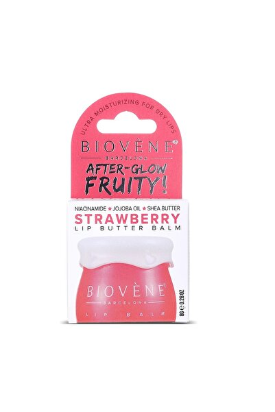 BIOVENE Căpșuni + Niacinamidă, Balsam de buze, 8 g