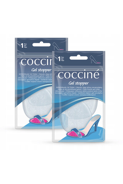 Coccine Set de 2, Coccine, Dop cu gel, Universal, Insertii antiderapante pent...