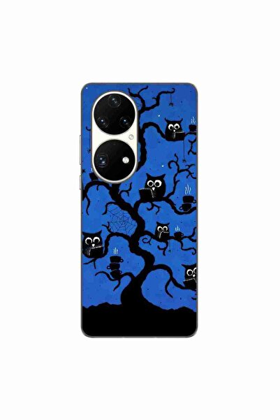 OEM Case compatible with Huawei P50 Pro Silicone Gel Tpu Pattern Halloween Tr...