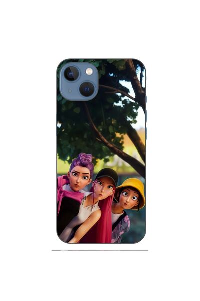 OEM Θήκη συμβατή με Apple iPhone 13, από σιλικόνη gel TPU, μοντέλο KPop Demon...