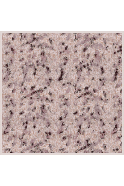 Aker Beige 90X90 Silk Twill Scarf