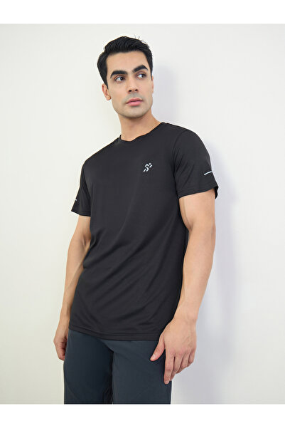 Styli Men Reflective Detail Regular Fit Active T-Shirt