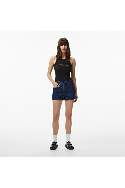 Calvin Klein Archive Mini Kadın Mavi Şort
