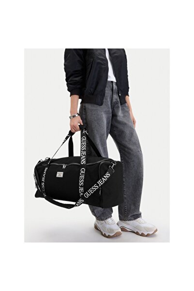 Guess Jeans Geantă de weekend unisex neagră
