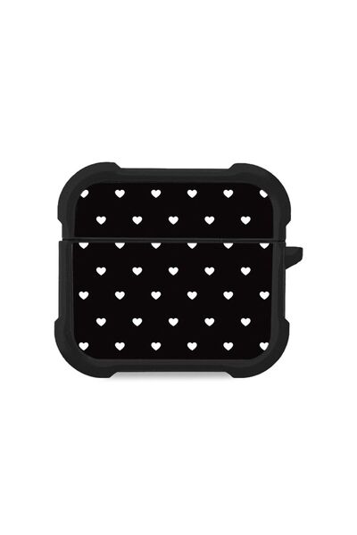 Sonique Θήκη Σιλικόνης Heart Series για AirPods 3 Μαύρο 02