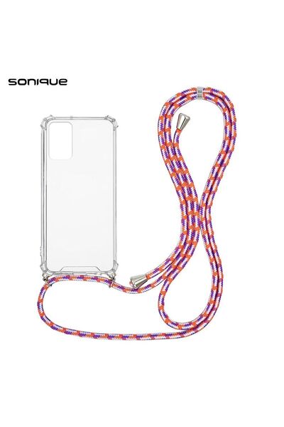 Sonique Θήκη Σιλικόνης με Κορδόνι Armor Clear Xiaomi Redmi Note 10 / Redmi No...