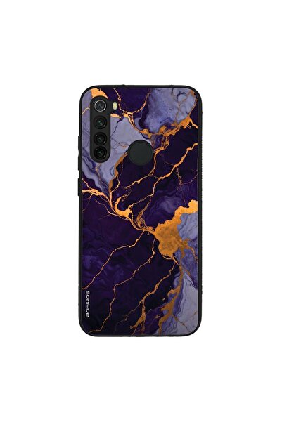 Sonique Θήκη Marble Series για Xiaomi Redmi Note 8 / Redmi Note 8 2021 Μωβ