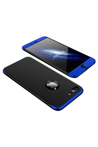 GKK 360 Full Body Protection Apple iPhone 7 Plus / iPhone 8 Plus Μαύρο/Μπλε